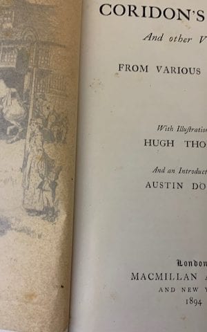 Coridon’s Song and Other Verses