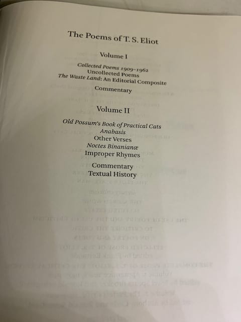 The Poems of T. S. Eliot (vols I & II) - the annotated text