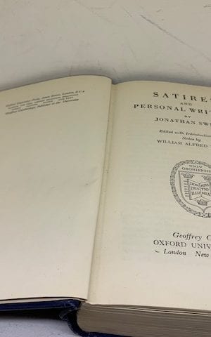 Satires and Personal Writings