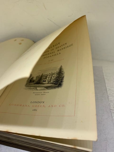 Novels and Tales (4 vols): Tancred, Coningsby, Alroy Etc, Contarini Fleming - Image 4