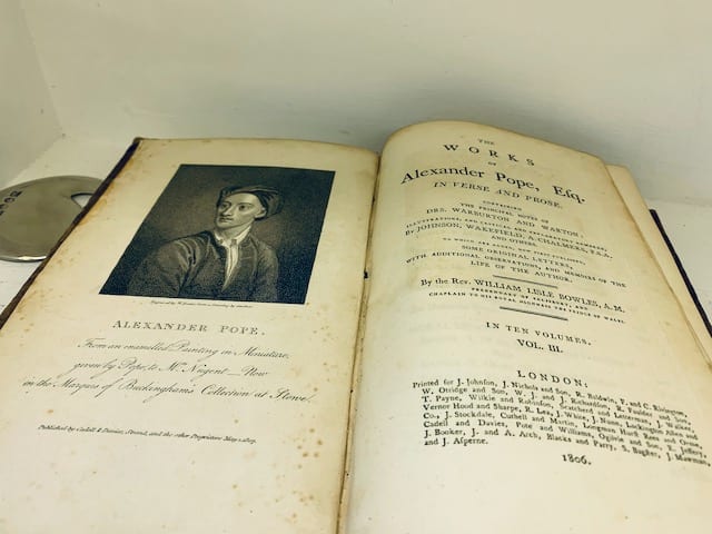 The Works of Alexander Pope in Verse & Prose (vol III of X) - Image 2