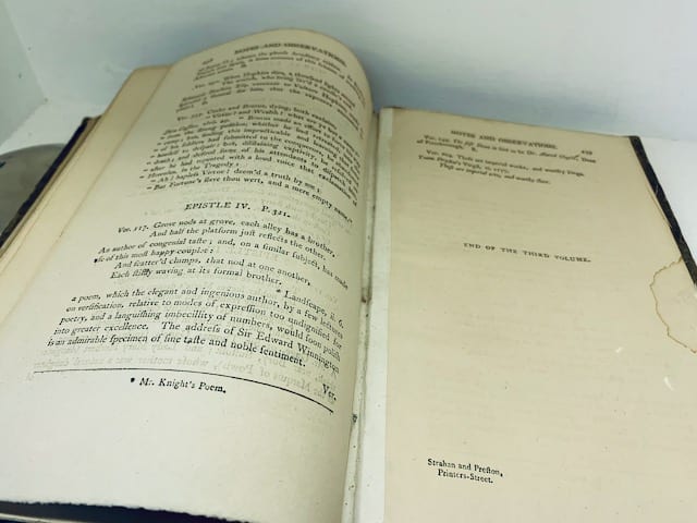 The Works of Alexander Pope in Verse & Prose (vol III of X) - Image 3