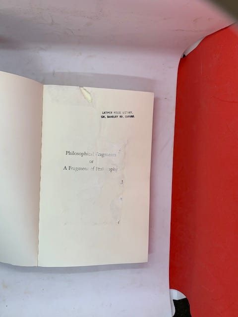 Philosophical Fragments by Johannes Climacus - Image 2