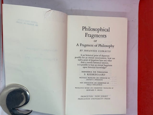 Philosophical Fragments by Johannes Climacus - Image 6