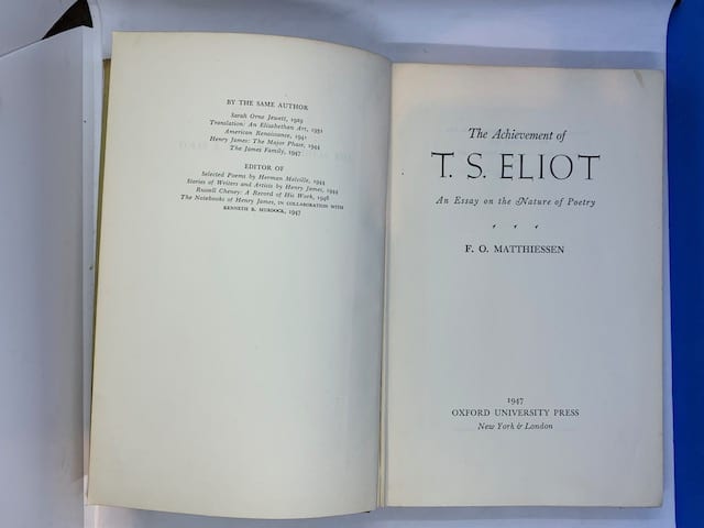 The Achievement of T. S. Eliot, an essay on the nature of poetry - Image 9
