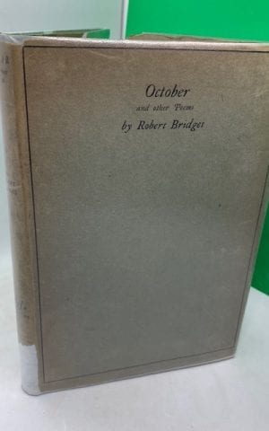 October and other poems, with occasional verses on the war