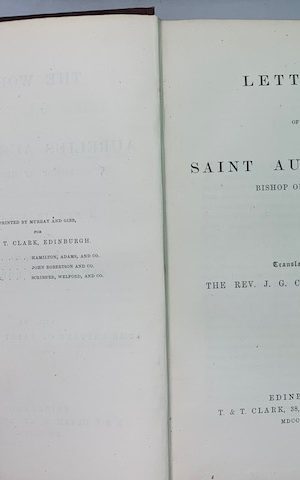 The Letters of St Augustine – 2 vols (VI & XIII in Complete Works)