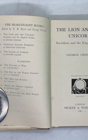 The Lion and the Unicorn, Socialism and the English Genius