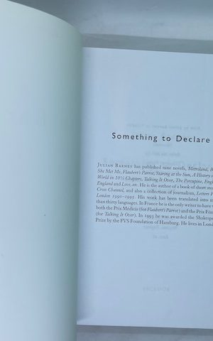 Something to Declare (Uncorrected Proof)