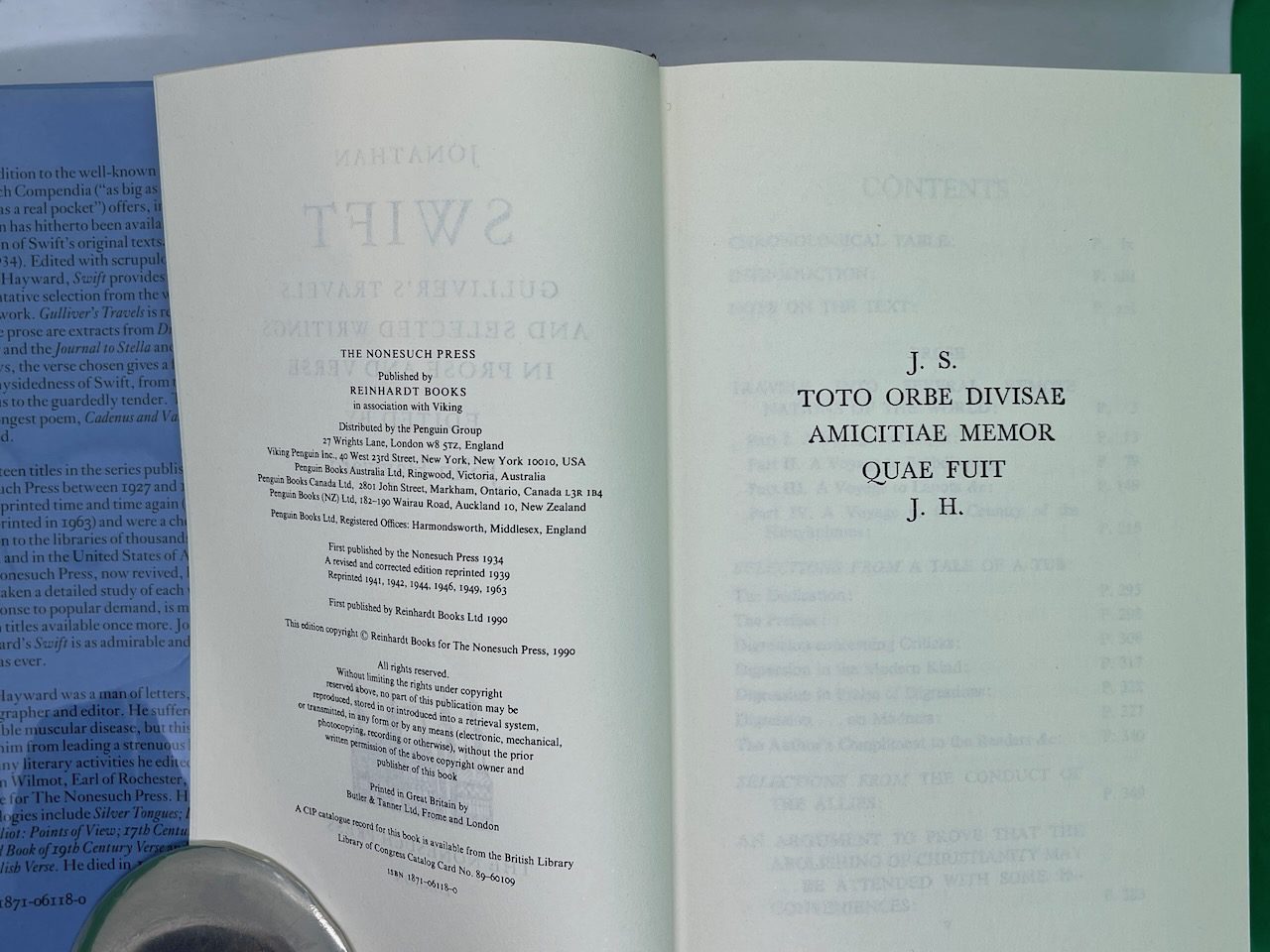 Gulliver's Travels and Selected Writings in Prose and Verse (Nonesuch Press) - Image 5
