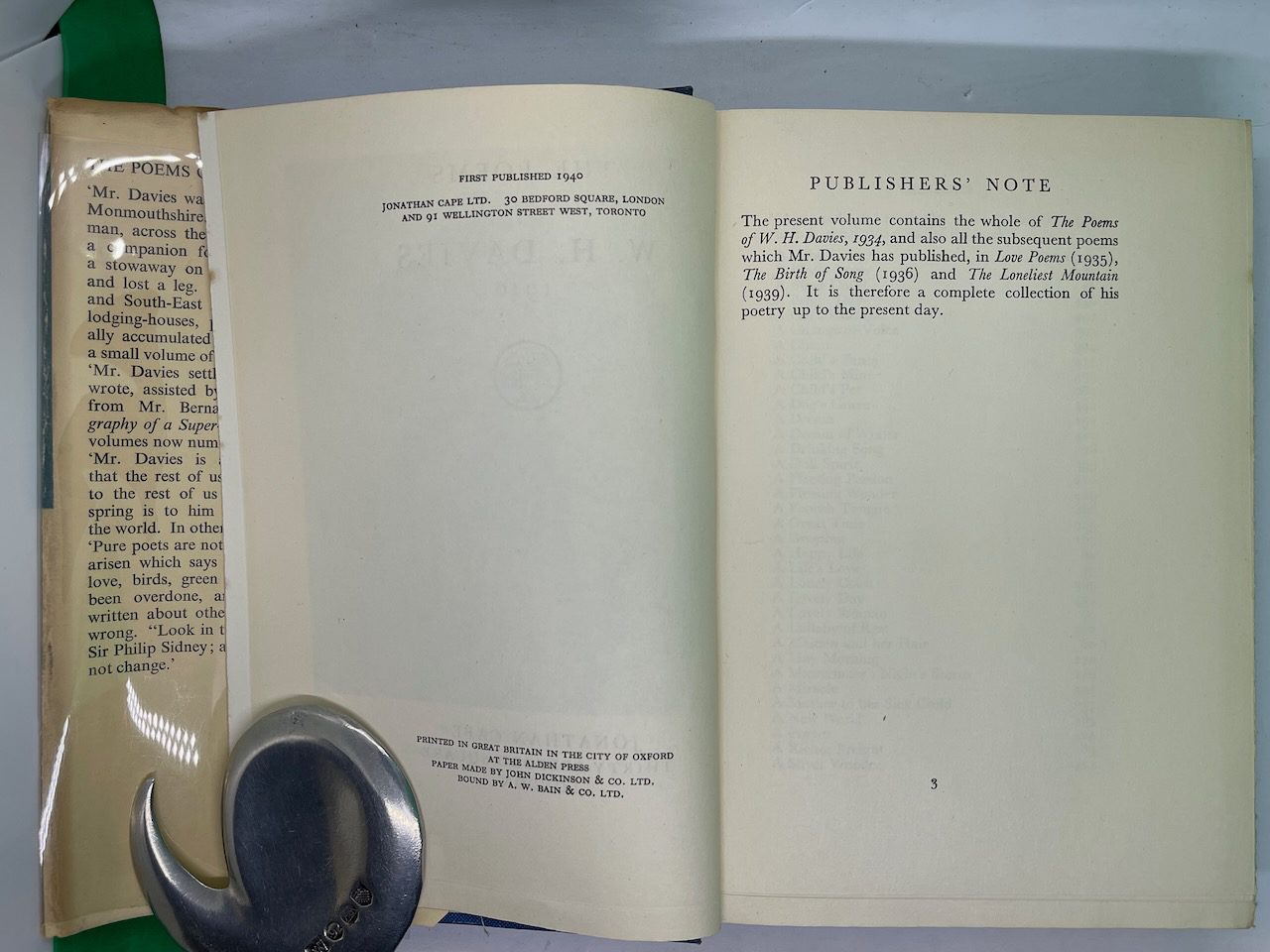 The Poems of W. H. Davies 1940 - Image 5