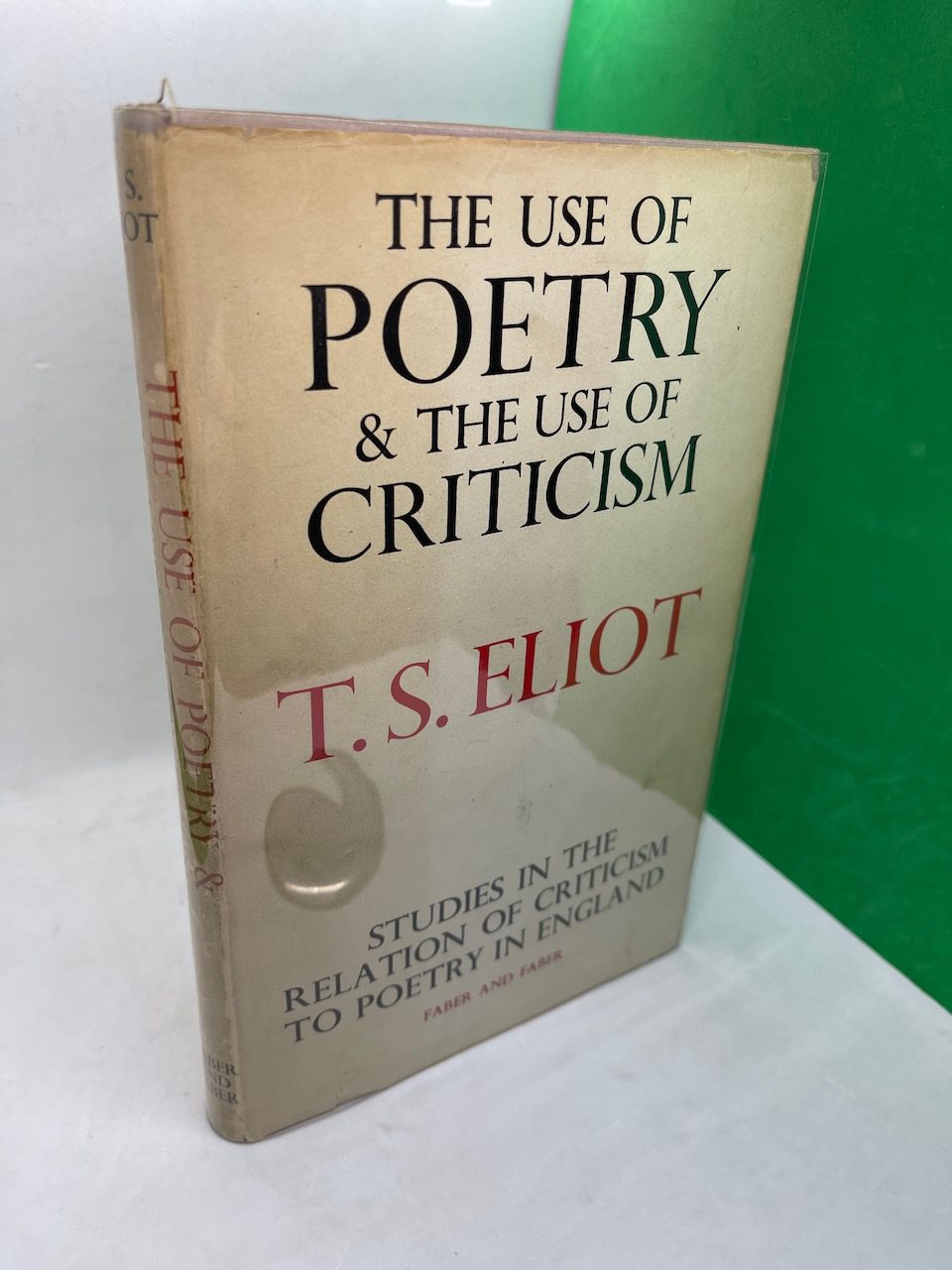 The Use of Poetry and the Use of Criticism