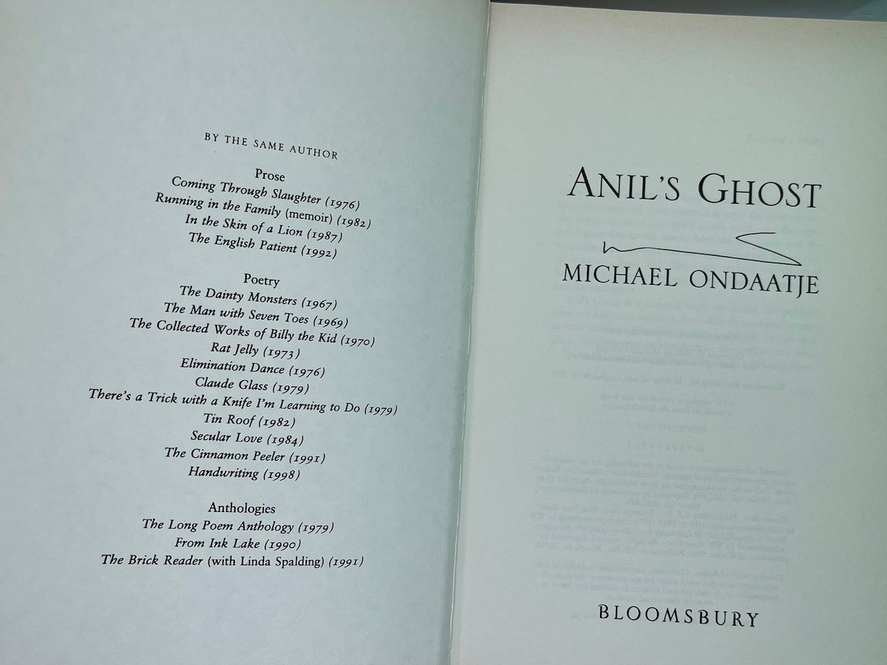 Anil's Ghost (SIGNED) - Image 4