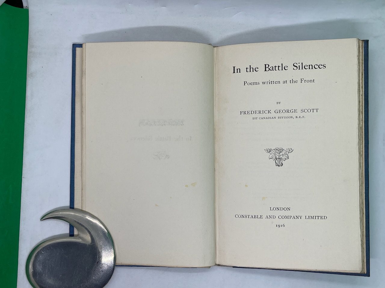 In the Battle Silences: Poems written at the Front - Image 3