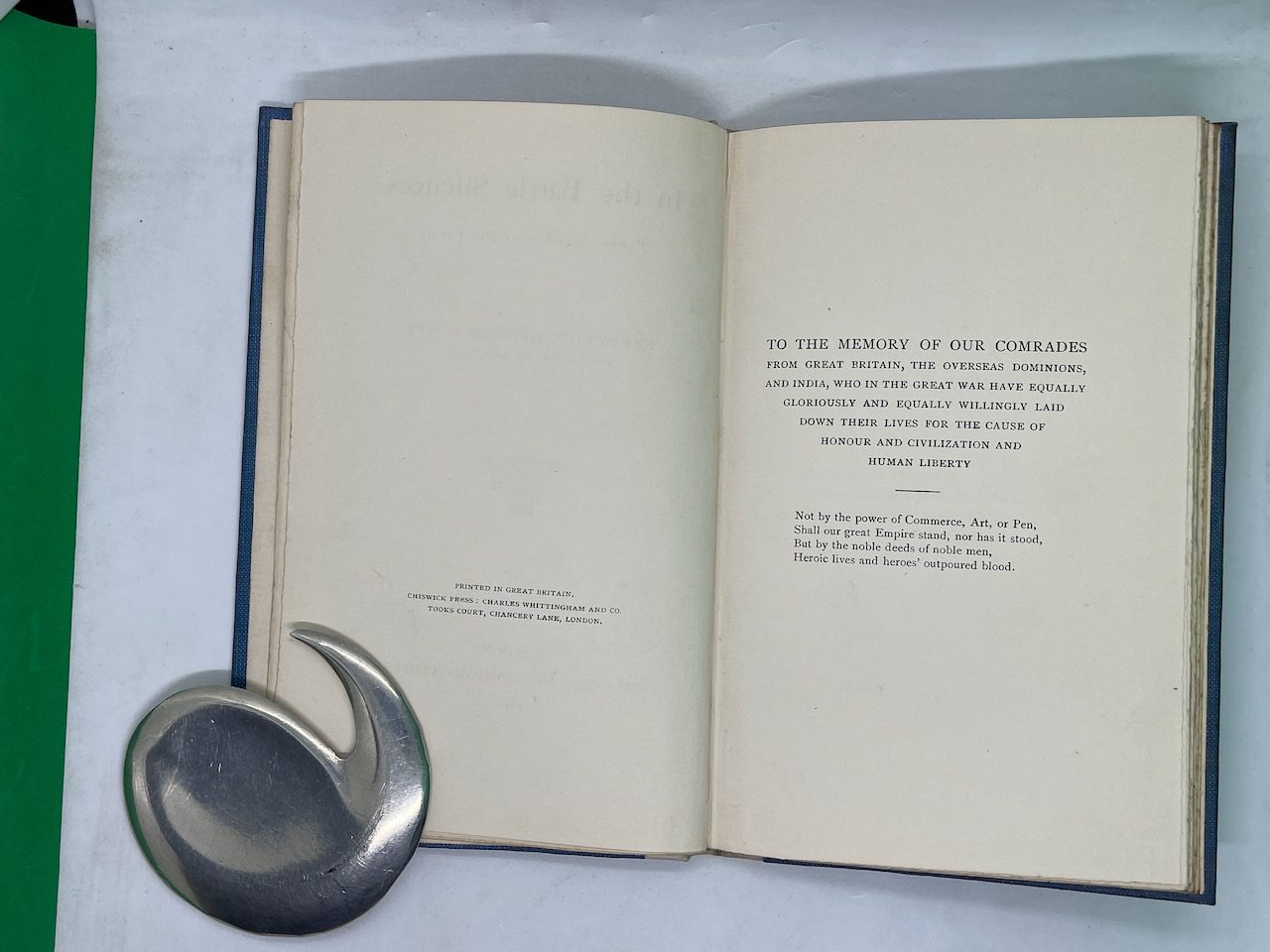 In the Battle Silences: Poems written at the Front - Image 4