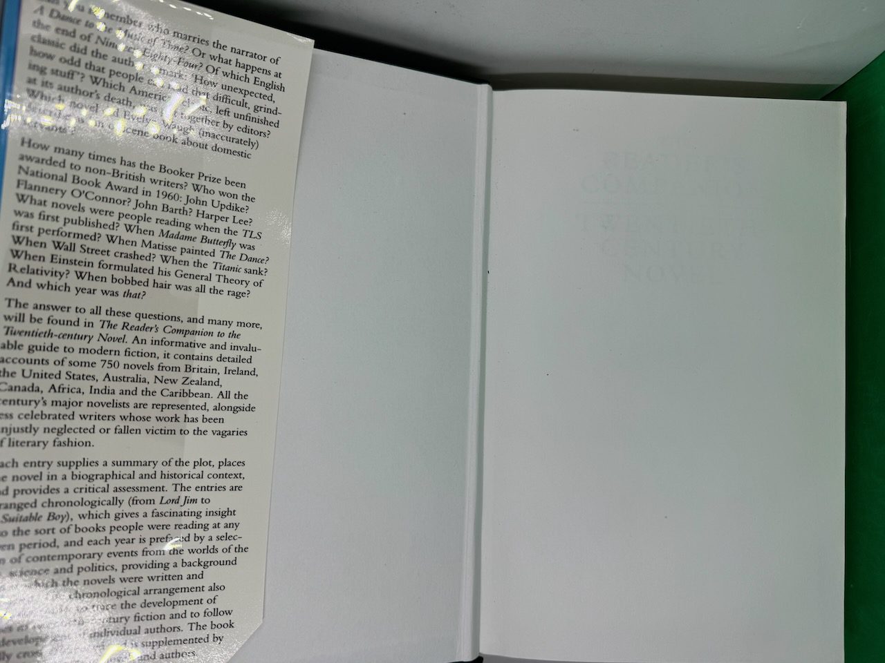 The Reader's Companion to the Twentieth Century Novel - Image 3