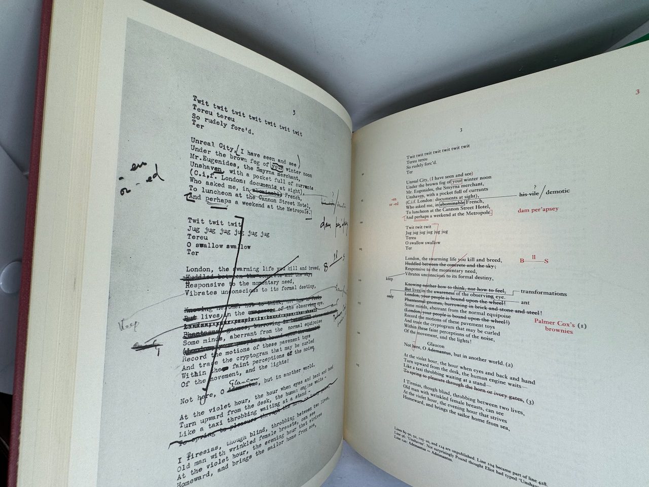The Waste Land, a facsimile and transcript of the original draft - Image 6