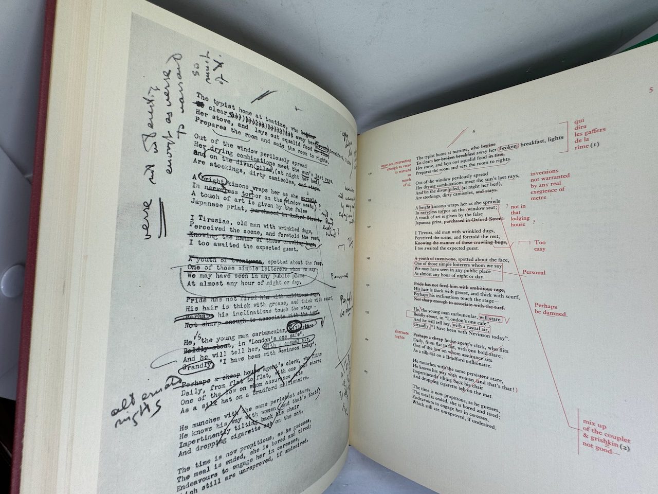 The Waste Land, a facsimile and transcript of the original draft - Image 7