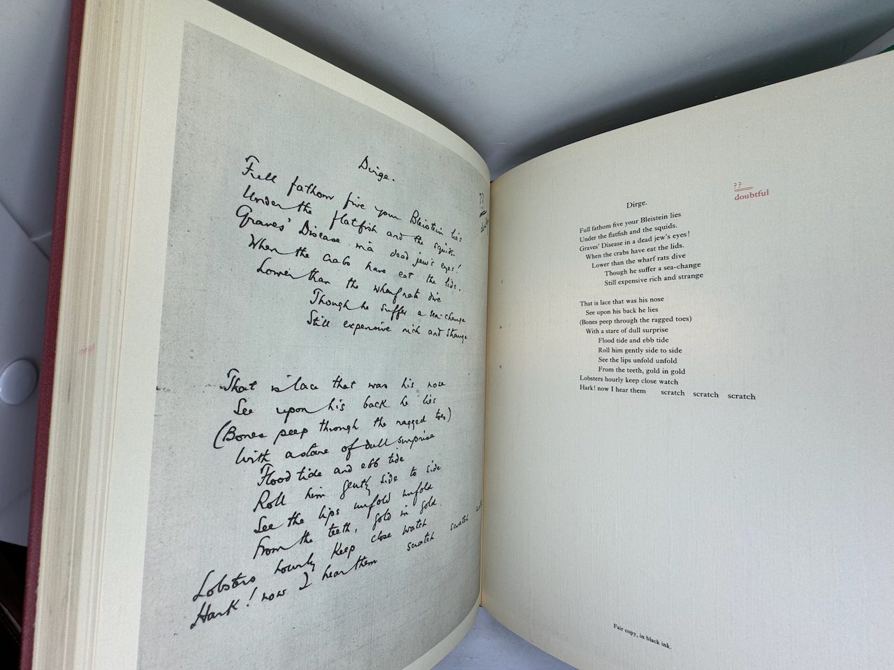 The Waste Land, a facsimile and transcript of the original draft - Image 8