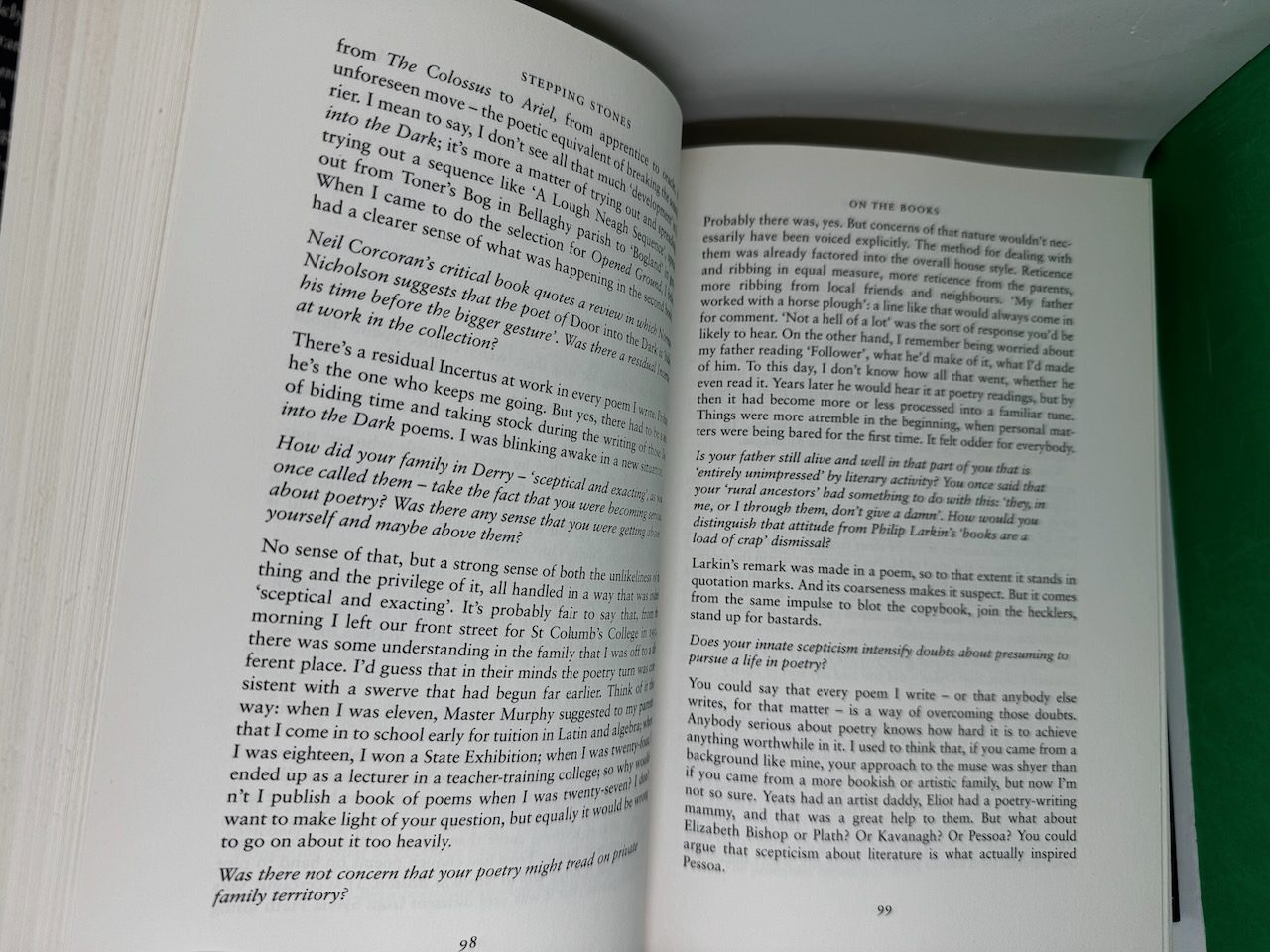 Stepping Stones: Interviews with Seamus Heaney - Image 7