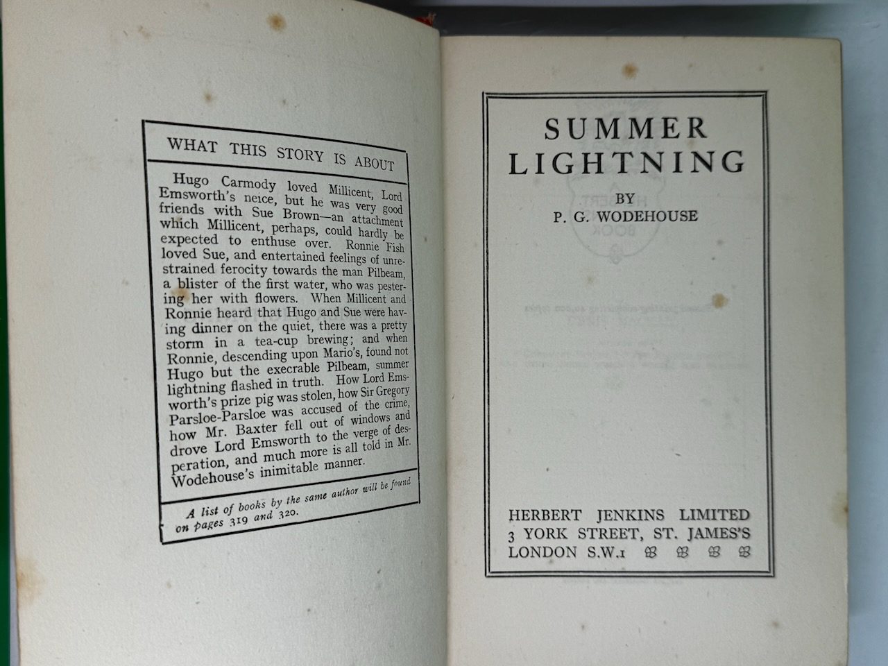 Summer Lightning (Blandings Castle 3) - Image 3