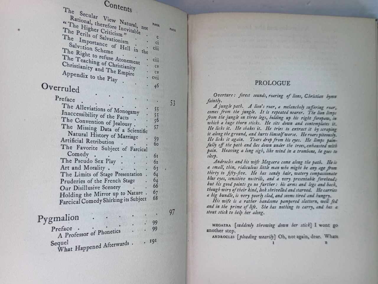 Androcles and the Lion (with Overruled, Pygmalion) - Image 9