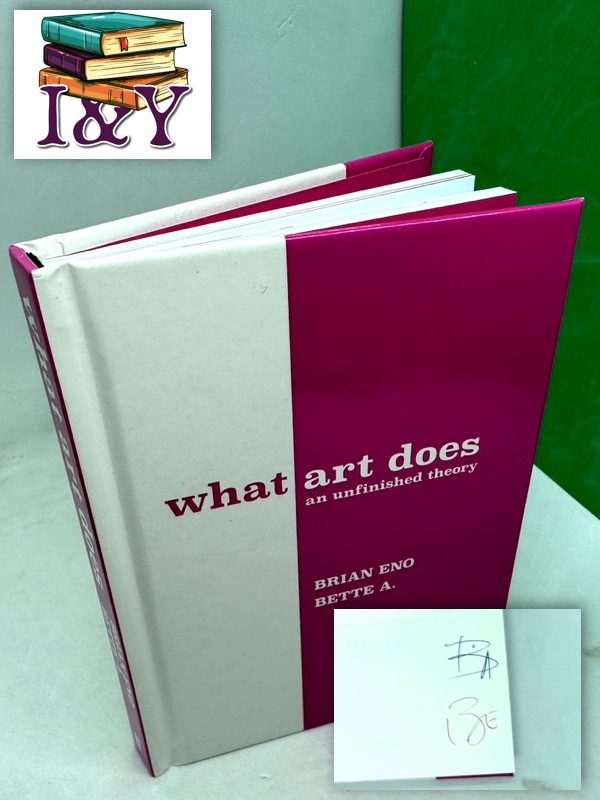 What art does: an unfinished theory (SIGNED)