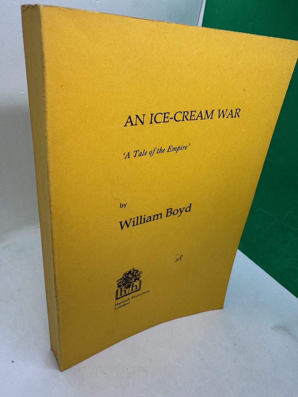 An Ice-Cream War: a tale of the Empire (uncorrected proof)