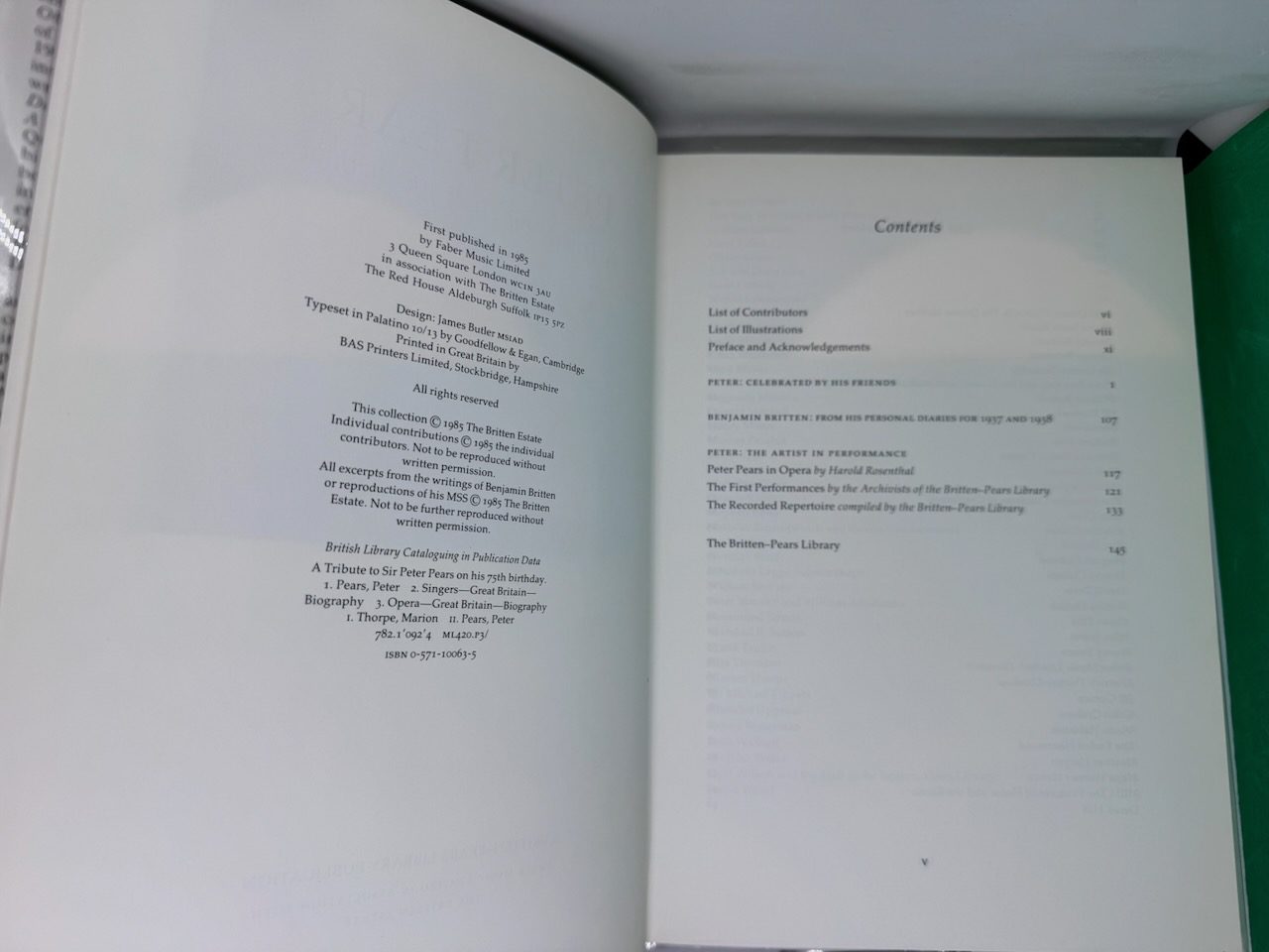 Peter Pears: A Tribute on His Seventy-fifth Birthday (SIGNED) - Image 6