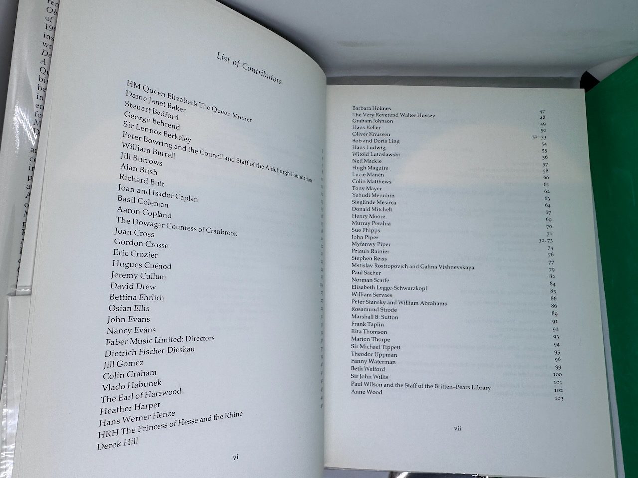 Peter Pears: A Tribute on His Seventy-fifth Birthday (SIGNED) - Image 7