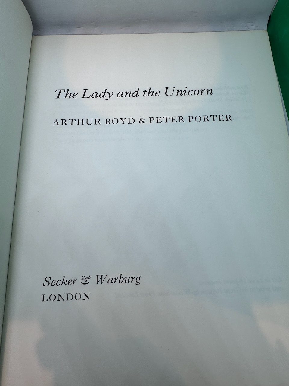 The Lady and the Unicorn (SIGNED) - Image 5