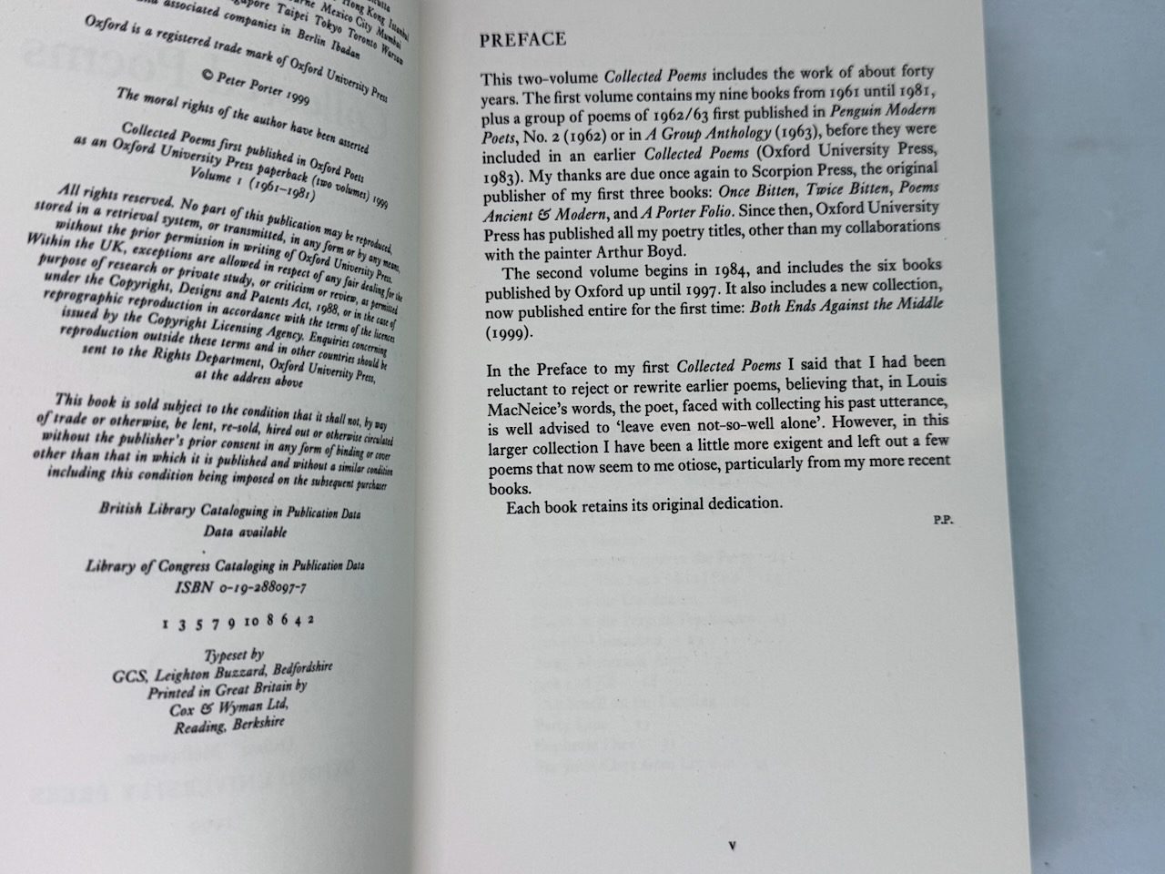 Collected Poems (Oxford Poets 2-set SIGNED) - Image 6